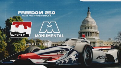 INDYCAR and Monumental Sports & Entertainment Announce Partnership to Fuel Freedom 250 Grand Prix of Washington, D.C.